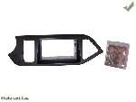 Supports Autoradio de Roger Kit 2DIN compatible avec KIA PICANTO ap11 NOIR sans bouton SART and STOP