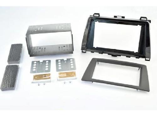 Facade autoradio Mazda Kit 2DIN compatible avec Mazda 6 ap10 - noir brillant