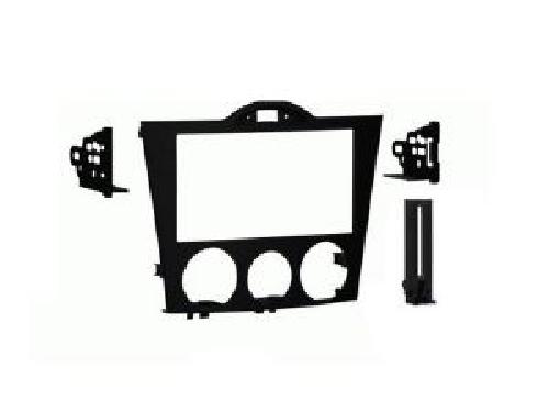 Facade autoradio Mazda Kit 2DIN compatible avec Mazda RX8 04-08 avec clim auto ou manuel - noir