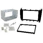Supports Autoradio de Roger Kit 2DIN compatible avec Mercedes Classe C 04-07 - Noir