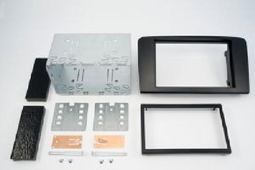 Facade autoradio Mercedes Kit 2DIN compatible avec Mercedes Classe M ap06 - Noir