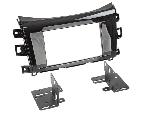 Supports Autoradio de Roger Kit 2Din compatible avec Nissan Navara NP300 apres 2015 noir piano