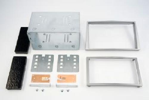 Facade autoradio Opel Kit 2DIN compatible avec Opel Astra H 04-09 - Argent