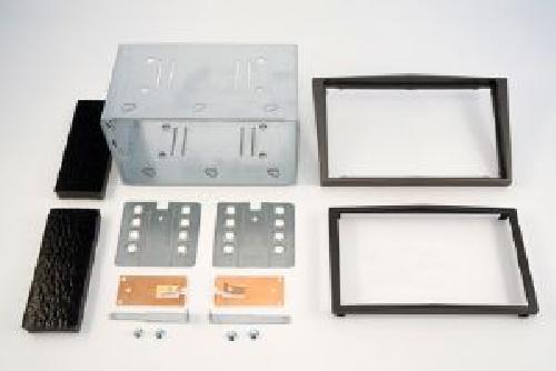 Facade autoradio Opel Kit 2DIN compatible avec Opel Astra H ap04 - Anthracite
