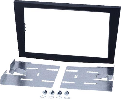 Facade autoradio Opel Kit 2Din compatible avec Opel Astra H Twin Top Zafira B - anthracite