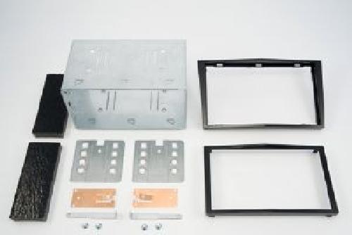 Facade autoradio Opel Kit 2DIN compatible avec Opel Corsa D 06-11 - Noir Stealth