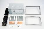 Supports Autoradio de Roger Kit 2DIN compatible avec Opel Zafira B 05-11 - Argent