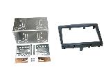 Supports Autoradio de Roger Kit 2DIN compatible avec Porsche 911 Boxster Cayman ap08 - noir