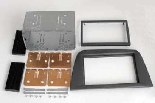 Facade autoradio Seat Kit 2DIN compatible avec Seat Altea Toledo ap07 - Anthracite