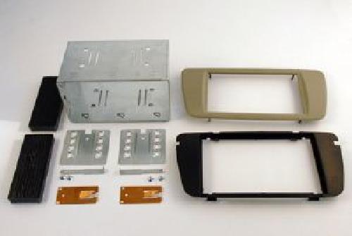 Facade autoradio Seat Kit 2DIN compatible avec Seat Ibiza ap08 - Gris Dublin