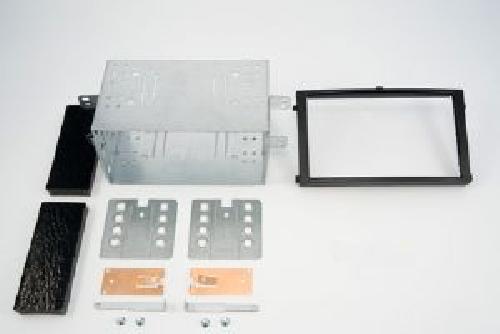 Facade autoradio SsangYong Kit 2DIN compatible avec SsangYong Rexton 2 ap06 - Noir