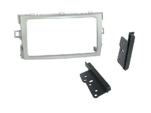 Supports Autoradio de Roger Kit 2DIN compatible avec TOYOTA VERSO 09-18 ARGENT
