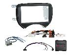 Ensembes Facades et Faisceaux ISO Kit 2Din pour Nissan Micra K13 2011-2013 avec commande au volant et antenne