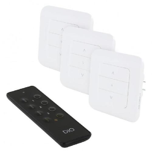 Accessoire Pour Motorisation De Volet Kit 3 interrupteurs volet et telecommande - DIO CONNECT - REV-KIT-04
