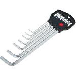 Kit 7 cles Allen en acier chrome-vanadium
