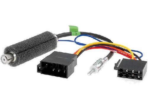 Adaptateurs Antenne Kit Adaptateur Antenne DIN M ISO F Booster compatible avec Audi Seat VW - ADN-AA