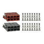 Kit assemblage 2x Fiches nues ISO male 16PIN avec broches Kit assemblage 2x Fiches nues ISO male 16PIN avec broches