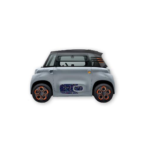 Stickers Multi-couleurs Kit Autocollants Bas De Porte -2 Cotes- Fun 6 Pour Voiture Sans Permis Abs