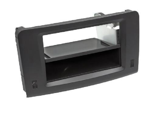 Supports Autoradio de Roger Kit autoradio 2Din compatible avec Mercedes Classe M W164 05-11 Avec vide poche - Noir