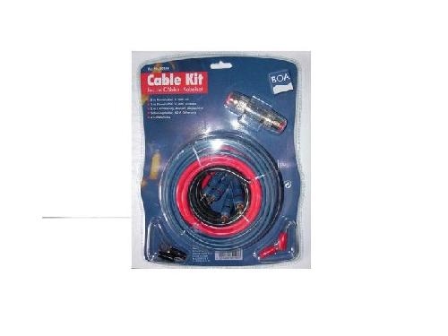 Kit de cables KIT CABLE RCA + CABLE ALIM 35MM2 + PORTE FUSIBLE + FUSIBLE + 4 COSSES