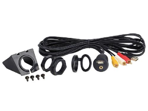 Cable - Connectique Pour Peripherique Kit cable USB-AUX 3.5mm RCA-USB 200cm