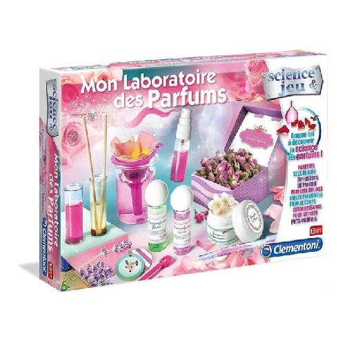 Jeu De Creation Parfum Kit création de parfums - CLEMENTONI - Mon laboratoire des parfums - Pour enfants a partir de 8 ans