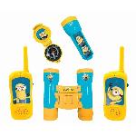 Kit d'aventurier avec Talkie-Walkies portée 120m Les Minions