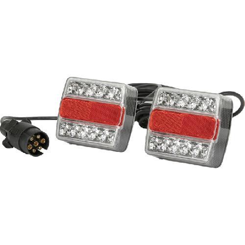 Feux De Remorque Kit D'eclairage Led Magnetique 7.50+2.20m 12v Synchro