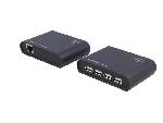 Cable - Connectique Pour Peripherique Kit d'extension USB 2.0 avec concentrateur a 4 ports Jusqu'a 50M - Noir