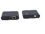 Cable - Connectique Pour Peripherique Kit d'extension USB 2.0 avec concentrateur a 4 ports Jusqu'a 50M - Noir