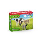 Figurine Miniature - Personnage Miniature Kit de base Farm World 4 animaux - Jouet pour enfant des 3 ans - Schleich 42385 Farm World