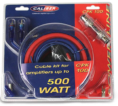 Kit de cables Kit de cablage 10mm2 compatible avec amplificateur superieur 500W - CPK-10D