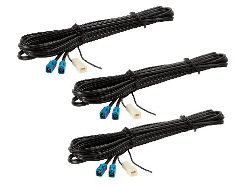 Adaptateurs Antenne Kit de cable antenne Fakra-f->3xFakra-f- pour WiFi GSM LTE 5G GPS
