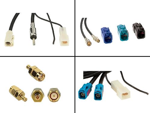 Adaptateurs Antenne Kit de Cable Antenne Fakra-f->DIN-m- SMB-F- SMA-m- Fakra-f-