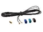 Adaptateurs Antenne Kit de Cable Antenne Fakra-f->SMB-F- SMA-m- DAB+