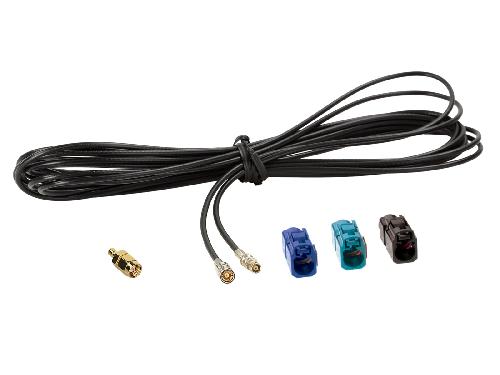 Adaptateurs Antenne Kit de Cable Antenne Fakra-f->SMB-F- SMA-m- DAB+