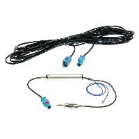 Kit de cable antenne Fakra M vers DIN M - FM Kit de cable antenne Fakra M vers DIN M - FM