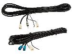Adaptateurs Antenne Kit de Cables Antenne Fakra-f->DIN-m- Fakra-f- FM GPS