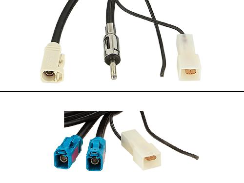 Adaptateurs Antenne Kit de Cables Antenne Fakra-f->DIN-m- Fakra-f- FM GPS
