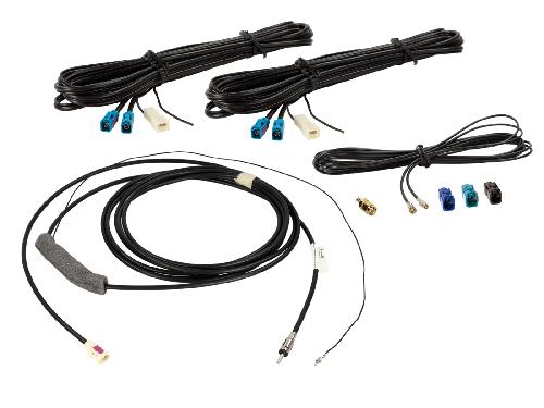 Adaptateurs Antenne Kit de Cables Antenne Fakra-f- > DIN-m- SMB-F- SMA-m- 2xFakra-f-