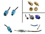 Adaptateurs Antenne Kit de cables antenne Fakra-m->DIN-m- SMB-F- SMA-m- FM DAB+