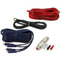 Kit de cables Kit compatible avec amplificateur 40A Alim 10mm2 fusible 40A