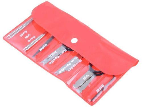 Cles Extraction Autoradios Kit de cle Extraction autoradio compatible avec Audi BMW Ford Mercedes Skoda VW