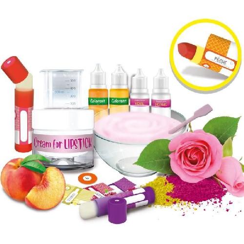 Jeu De Creation Maquillage Kit de creation de rouges a levres naturels et parfumes pour enfant - Genius Science - LISCIANI