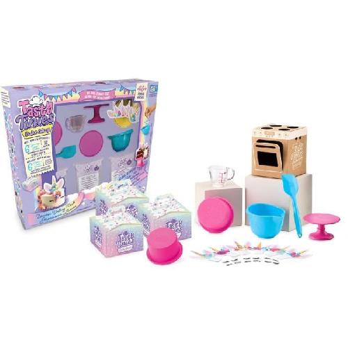 Jeu De Cuisine Creative - Jeu Culinaire Kit de cuisine - GOLIATH - Mini Chef Tasty Tinies Unicorn Party Pack - Ingrédients pré-dosés des 6 ans