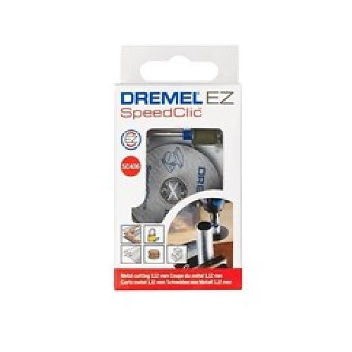 Accessoire - Consommable Machine Outil Kit de demarrage DREMEL SC406 - Adaptateur EZ SpeedClic et 2 disques a tronconner les metaux O 38mm