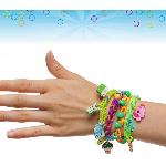 Jeu De Creation De Bijoux Kit de fabrication de bracelets Rainbow Loom - Métier a tisser avec 5600 élastiques. charms et perles - BANDAI