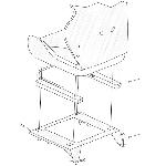 Kit de Fixation specifique compatible avec Subaru Impreza ap00 - gauche