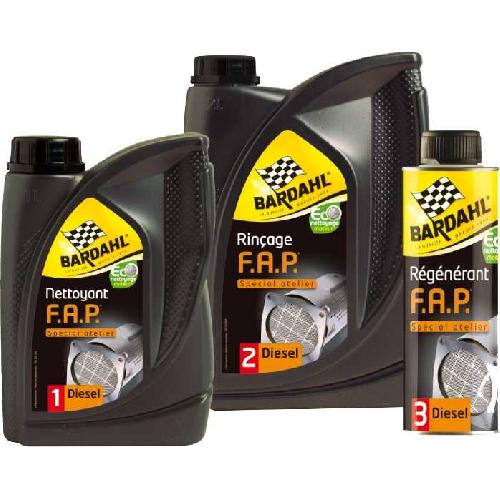 Additif Performance - Entretien - Nettoyage - Anti-fumee Kit de Nettoyage FAP Bardahl BA9168 1 Litre + 2 litres + 300ml