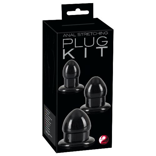 Plugs et godes Anal Kit de plugs pour entrainement Anal